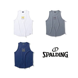 SMT24121M SPALDING �^���N�g�b�v �~�V�K�� M���S �b ���K�i �X�|���f�B���O �o�X�P�b�g�{�[�� �o�X�P Tank top �����Y ���f�B�[�X �j�� ���� ���j�Z�b�N�X �j�����p ������� �I�V����