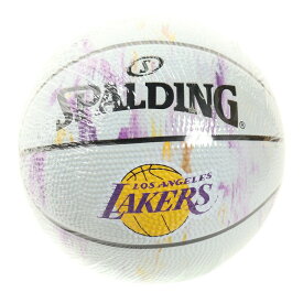 65-127J NBA ロサンゼルス レイカーズ マーブルラバー 1号球 バスケットボール ミニボール size 1 | 正規品 SPALDING スポルディング BASKETBALL バスケットボール バスケ