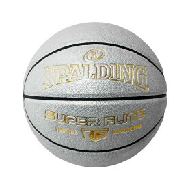 77-431J スーパーフライト シルバー×ゴールド 7号球 合成皮革 | 正規品 SPALDING スポルディング バスケットボール バスケ 7号 屋外 外用 屋内 室内 店長オススメ