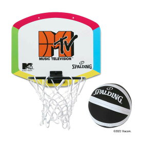79-021J マイクロミニ MTVバスケットボール | 正規品 SPALDING スポルディング バスケットボール バスケ インテリア スラムジャム ミニゴール 店長オススメ