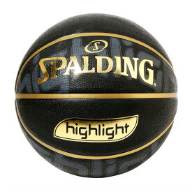 84-525J ゴールドハイライト 5号球 ラバー | 正規品 SPALDING スポルディング バスケットボール バスケ 5号 屋外 外用 屋内 室内 店長オススメ オシャレ