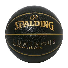 77-860J SPALDING ルミナス コンポジット ブラック×ゴールド 5号球 ｜ 正規品 スポルディング バスケットボール バスケ 5号 ラバー ゴム 屋外 外用 屋内 室内