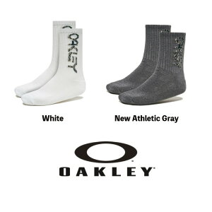 OAKLEY FOS900277 B1B Socks 2.0 (3 PCS) \bNX b yKiz I[N[ B1BS 3pbN FOS900277-100 White FOS900277-27B New Athletic Gray
