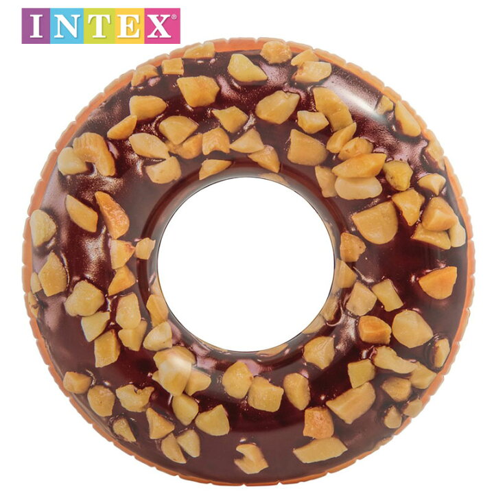 楽天市場】56262 INTEX ナッツチョコレートドーナッツチューブ 直径 
