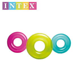 59260 / ME-7048 INTEX トランスパレントチューブ 76cm ｜ 日本正規品 インテックス intex 浮輪 ウキワ 海 プール 大活躍 ブルー ピンク グリーン 子供 ジュニア キッズ 当日～2日以内に出荷(店舗休業日を除く)