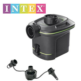 66638 INTEX バッテリーポンプ 電池式 ｜ 日本正規品 インテックス intex 単2電池6本使用 電池別売り ノズル 3タイプ付属 プール 空気入れ ビニール ベビー キッズ ファミリー プール エアベット 簡単操作 プール 海 エアーポンプ 当日〜2日以内に出荷(店舗休業日を除く)