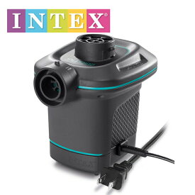 66639 INTEX エレクトリックポンプ 家庭用AC100Vタイプ 0.5kg ｜ 日本正規品 インテックス intex ノズルはもちろん3タイプ付属 プール 空気入れ ポンプ ベビー キッズ エアーホ゜ンフ゜　エアーポンプ　電動ポンプ