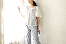 フレア袖ブラウス　Designed by Yuko Katayama　型紙　S　M　L　LLサイズ【ブティック社/型紙/大人服/パターン/フレア袖/カジュアル/レディース/4サイズ/かんたん/4サイズ/縫い代付き/】