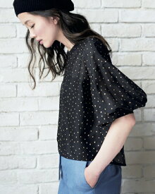 バルーンスリーブブラウス　型紙　S　M L　LLサイズ【ブティック社/型紙/大人服/パターン/レディース/縫い代付き/ブラウス/4サイズ/ソーイング/かんたん/おしゃれ/】