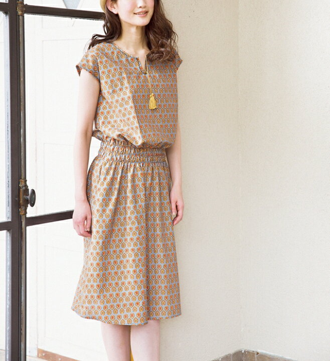 楽天市場 ブラウジングワンピース Designed By Yuko Katayama 型紙 S M L Llサイズ ブティック社 型紙 大人服 パターン レディース ワンピース 4サイズ 縫い代付き ソーイング 洋裁 Sewing Pattern Studio