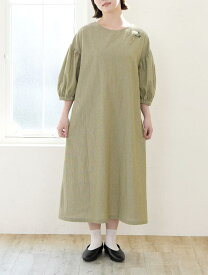 バルーンスリーブのワンピース　型紙　S　M　L　LLサイズ【ブティック社/型紙/大人服/パターン/レディース/縫い代付き/ワンピース/4サイズ/ソーイング/かんたん/おしゃれ/】