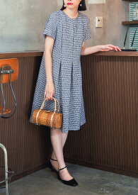 プリーツワンピース designed by Yuko Katayama　型紙　S M L LLサイズ【ブティック社/型紙/大人服/パターン/4サイズ/ワンピース/レディース/縫い代付き/かんたん/ソーイング/】
