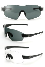 スポーツサングラス 偏光サングラス 曇り止め加工クリアレンズセット フチなし サングラス テンプル角度調節左右7段階 A-FIT ADJUATER エーフィット アジャスター AF-804