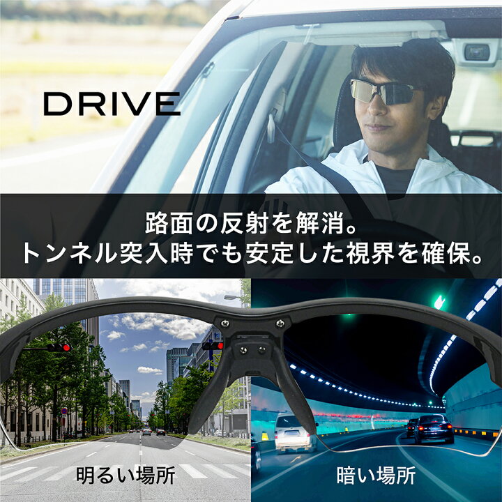 楽天市場】サングラス 調光偏光 瞬間調光サングラス メンズ ゴルフ 