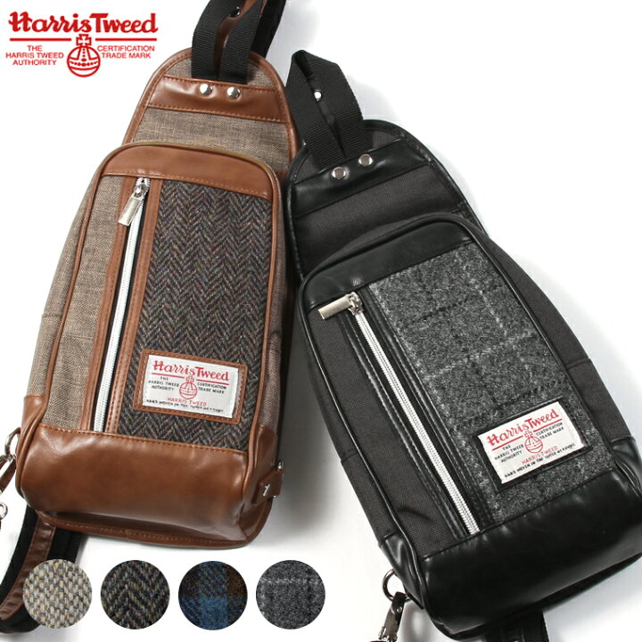 楽天市場】ボディバッグ ハリスツイード ショルダーバッグHarris Tweed 