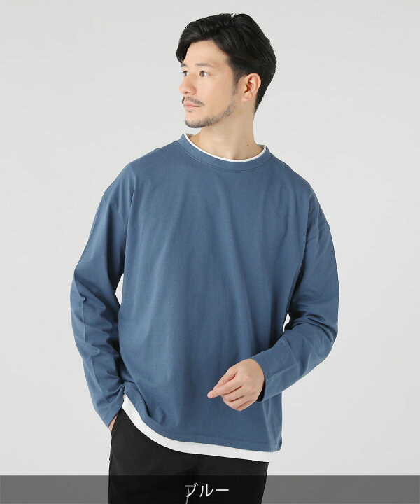楽天市場】カットソー Tシャツ ロンT 長袖Tシャツ メンズ 春 春服 秋 