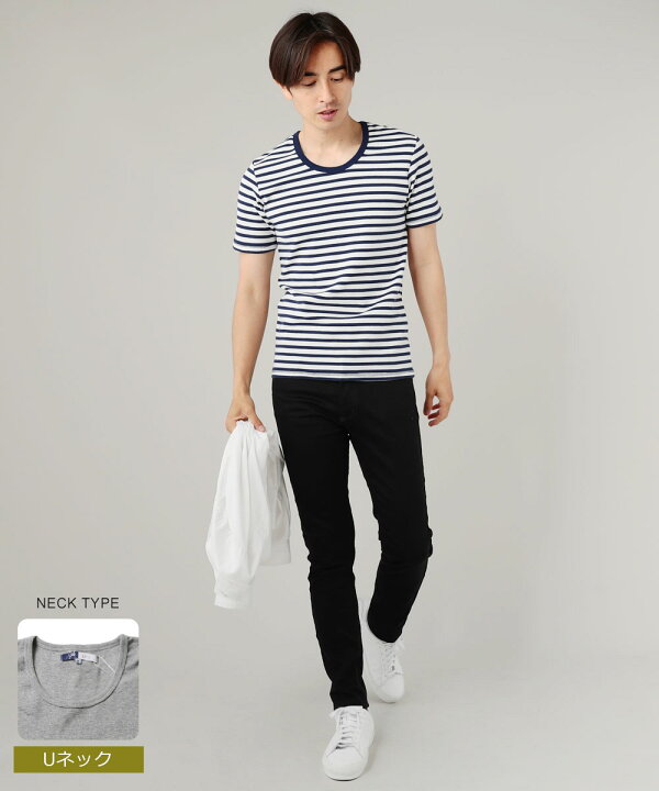 楽天市場 カットソー メンズ Tシャツ 春 夏 半袖 スパンフライス 半袖 Vネック Uネック カットソー Spu スプ メール便対応 Sputnicks スプートニクス