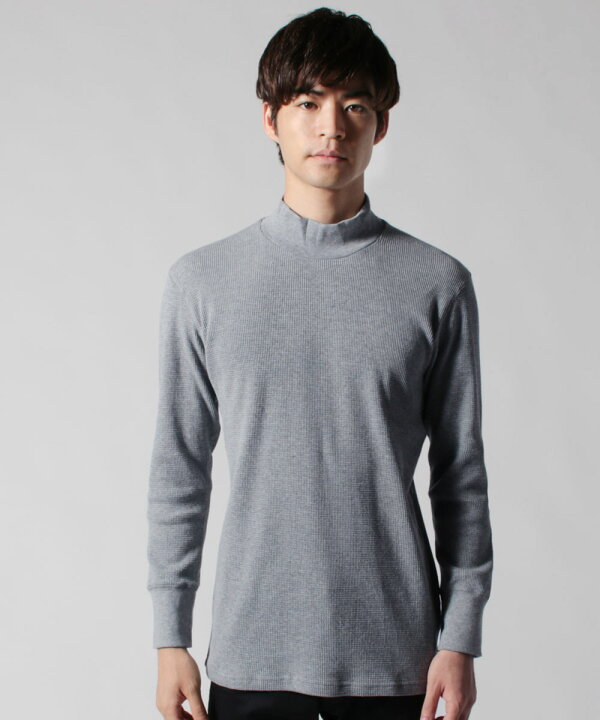 楽天市場 Johnbull ジョンブル カットソー メンズ コットン サーマル モックネック 長袖 Sputnicks スプートニクス