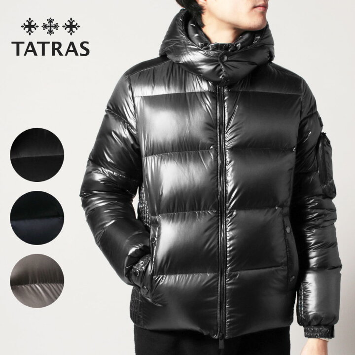 楽天市場】TATRAS ダウンジャケット メンズ 光沢 BELBO ベルボ ダウン 