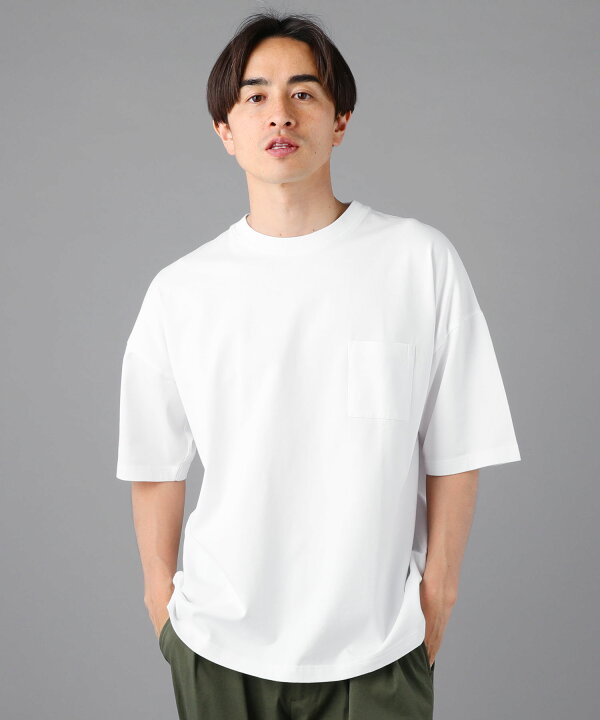 楽天市場 Tシャツ 半袖 カットソー メンズ 春 夏 春服 夏服 Mvs 天竺 ドロップショルダー ビッグシルエット オーバーサイズ ホワイト ブラック グレー Slick スリック 21hit Sputnicks スプートニクス