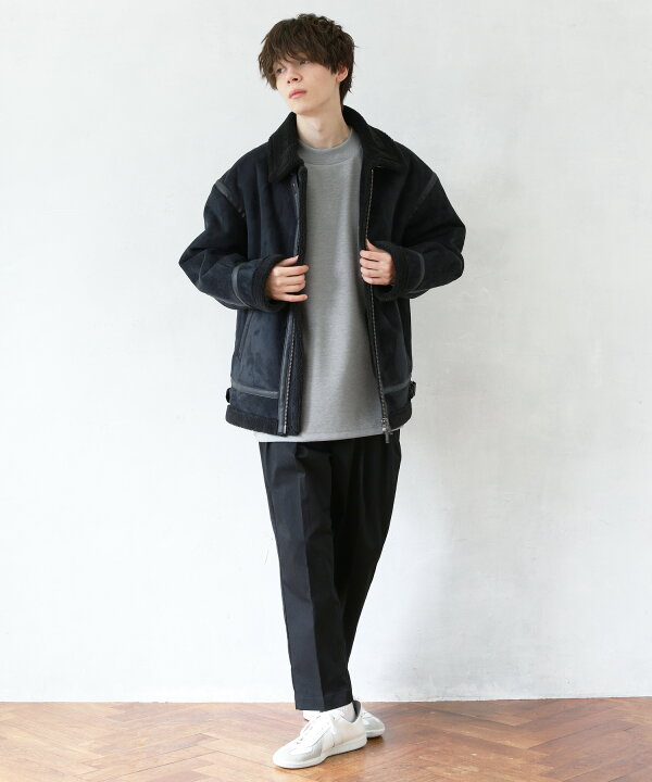 楽天市場 アウター フライトジャケット ボアジャケット B 3 メンズ メンズファッション 秋 秋服 冬 冬服 フェイク ムートン エコムートン B 3ジャケット ボア オーバーサイズ ブラック ベージュ グレージュ M L Xl Ll スリック Slick 返品交換不可