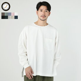 【アウトレット】 カットソー Tシャツ Tee ロンT ポケT メンズ 春 秋 冬 春服 秋服 冬服 日本製 国産 長袖 VORTEX ボルテックス 8オンス MVS天竺 サイドスリット Aライン ネイビ ーピンク ミント M L XL AUD6313 【返品交換不可】