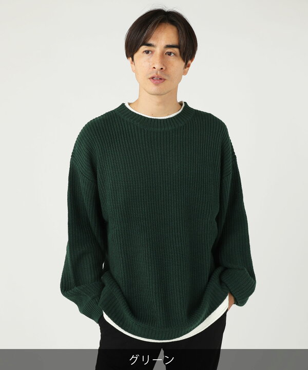 楽天市場】ニット セーター メンズ 秋 秋服 冬 冬服 7G 片畦  