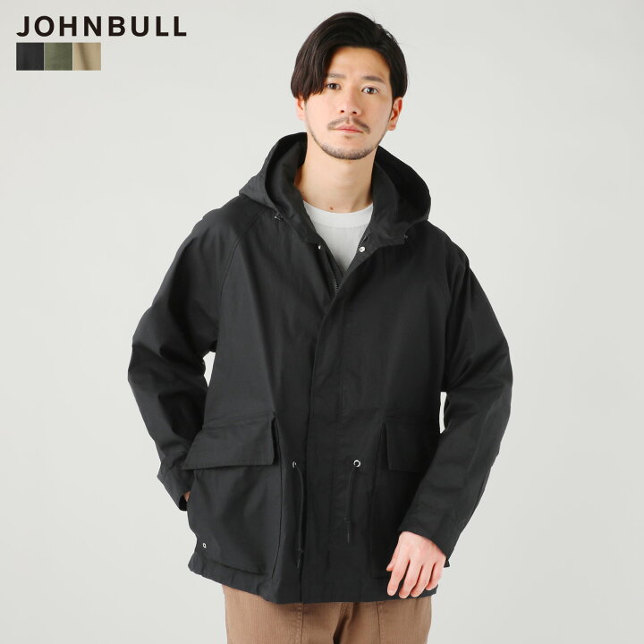 楽天市場 マウンテンパーカー ジャケット ライトアウター ストームパーカー メンズ メンズファッション 春 春服 ストームコットン 耐久 撥水 高機能 コットン 綿 ストレッチ 伸縮 アウトドア ブラック カーキ オリーブ ベージュ M L Johnbull ジョンブル 127