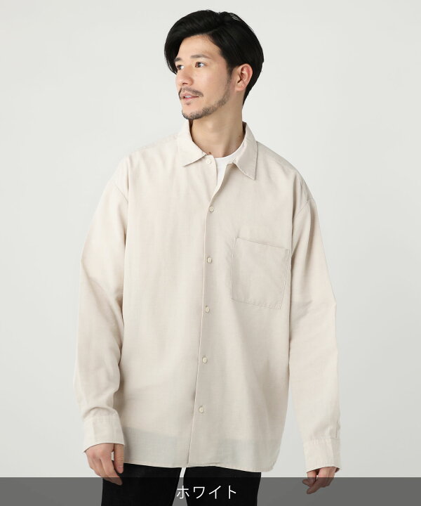 楽天市場 セットアップ対応 シャツ レギュラーシャツ 長袖 メンズ 春 春服 夏 夏服 秋 秋服 テックリネン 麻 吸水速乾 接触冷感 Uvカット ホワイト キナリ グレー グレージュ ベージュピンク グリーン チャコール M L Ll Allowed To Unfold アロウドトゥアン