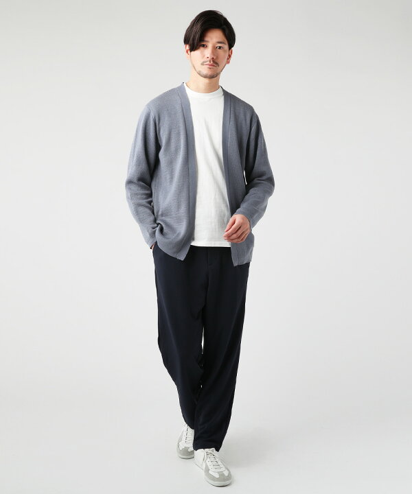 Uniqlo メンズ パンツ ネイビー ウエスト内側ひも M 割引価格