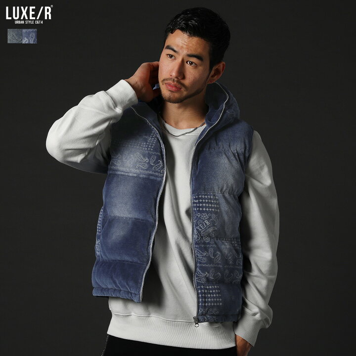 楽天市場】ベスト アウター メンズ 冬 冬服 フード 中綿 スポーティー 