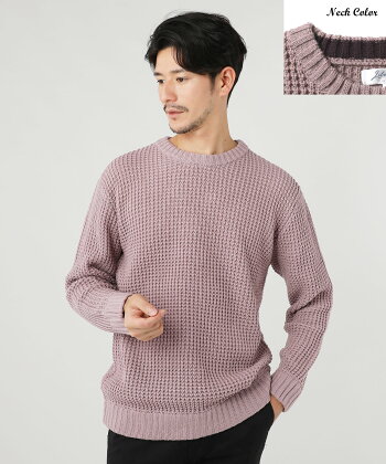 楽天市場 C ニット メンズ ワッフルニット メンズファッション 秋 冬 秋服 冬服 ワッフル編み アクリル クルーネック ニット S M L Xl くすみカラー ニュアンスカラー ブラック ホワイト ブラウン グレー ネイビー Sputnicks スプートニクス