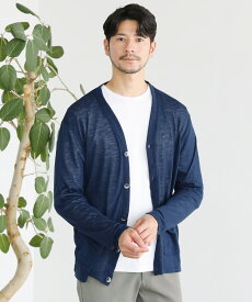 【メール便対応】 サマーカーディガン サマーニット メンズ 春 春服 夏 夏服 長袖 軽量 薄手 カーディガン 羽織り 空調対策 冷房対策 TR レーヨン スラブ エアリー Vネック 無地 M L ブラック ネイビー グレー カーキ ブルー イエロー