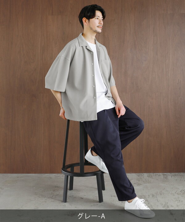 楽天市場 3点セット セットアップ メンズ 夏 夏服 春 春服 春夏 シャツ 半袖 5分袖シャツ オープンカラーシャツ タンクトップ パンツ ワイドパンツ イージーパンツ 大きめ ゆったり 大きいサイズ S M L Xl Sputnicks スプートニクス