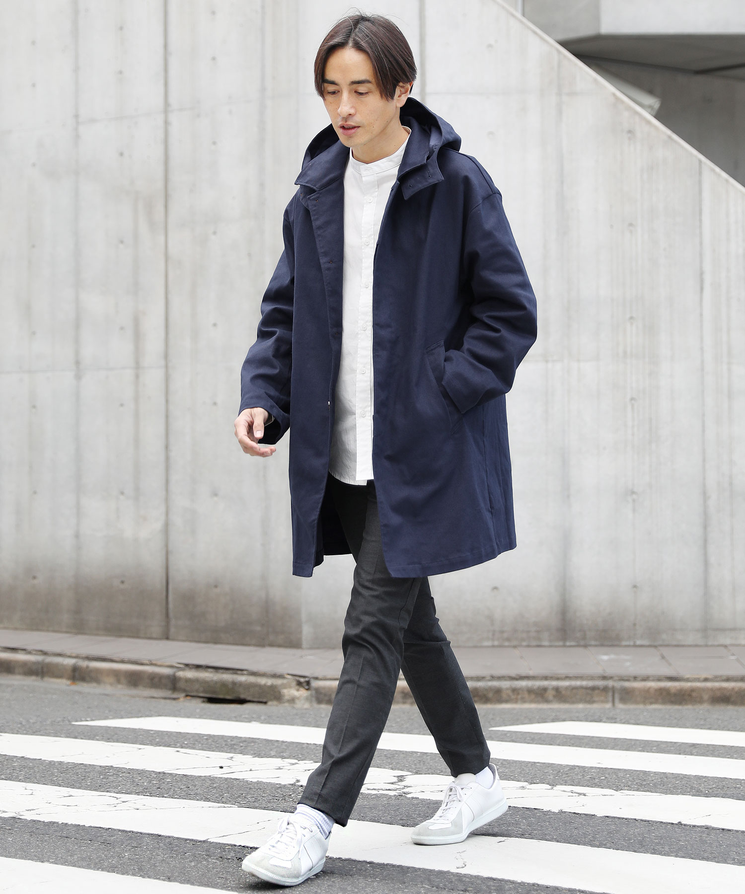 楽天市場】【bargain30】ステンカラーコート コート スプリングコート