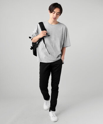 楽天市場 カットソー Tシャツ メンズ 春 夏 秋 春服 夏服 秋服 無地 ビッグシルエット オーバーサイズ 5分袖 綿100 シンプル リラックス カジュアル ホワイト グレー ベージュ ピンク ミント ブルー モカ ブラック メール便対応 21hit Sputnicks