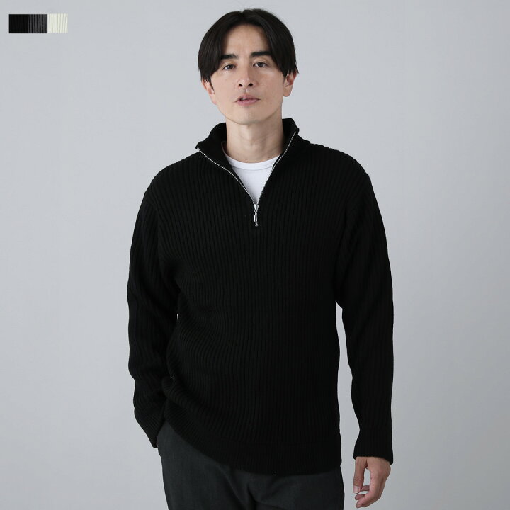 楽天市場】ハーフジップニット ニット ハーフジップ 長袖 秋 秋服 冬 