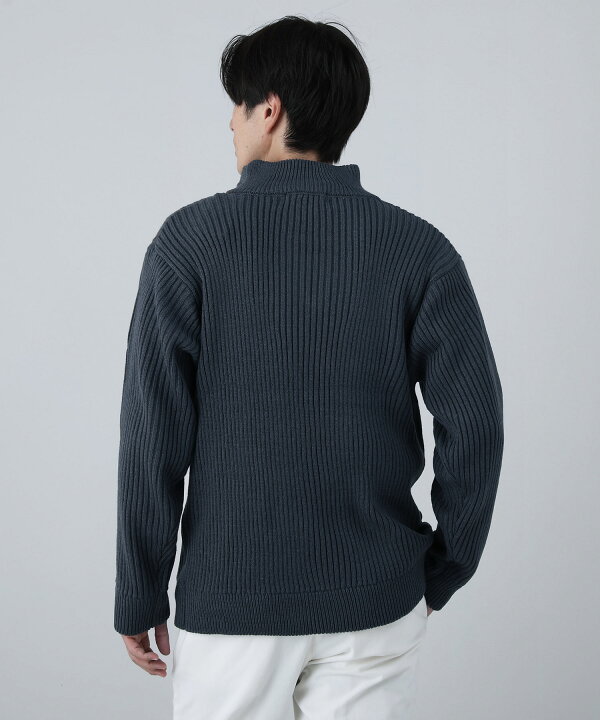 楽天市場】ハーフジップニット ニット ハーフジップ 長袖 秋 秋服 冬 