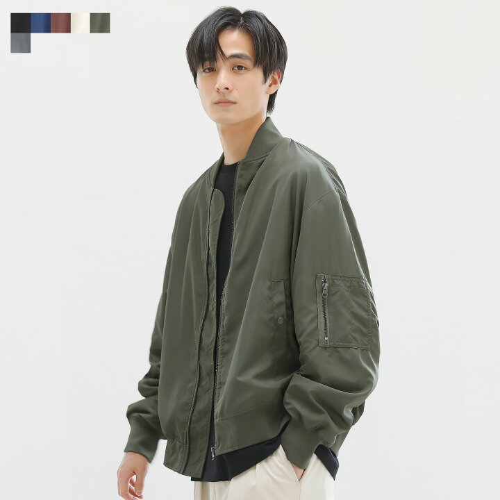 楽天市場】MA-1 ブルゾン アウター メンズ 春 春服 ビッグシルエット 
