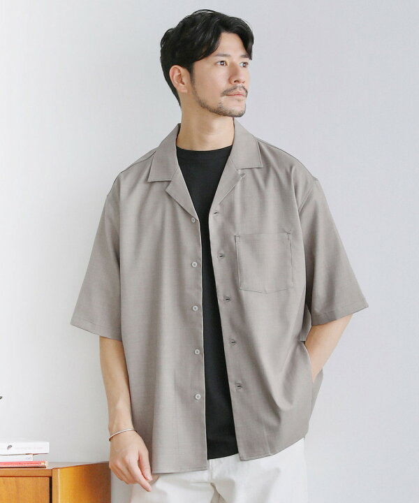 楽天市場】【50％OFF】 【セットアップ対応】 オープンカラーシャツ 