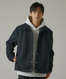 コーチジャケット アウター ジャケット メルトン コート ショート丈 メンズ 冬 冬服 メルトン 裏地付き 高校生 通学 無地 ブラック ブラウン ネイビー グレー チャコール M L XL
