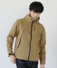 【セットアップ対応】 マウンテンパーカー ライトアウター ウィンドブレーカー アウター ジャケット メンズ 春 春服 秋 撥水 防寒 ボリュームネック ハイネック ストレッチ ダブルジップ フード アウトドア ブラック チャコール ネイビー カーキ オリーブ ベージュ S M L XL
