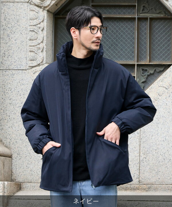 楽天市場】中綿ジャケット アウター ブルゾン メンズ 冬 冬服 洗える 