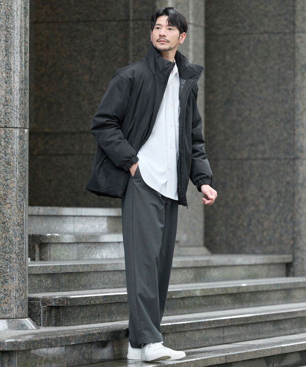 楽天市場】中綿ジャケット アウター ブルゾン メンズ 冬 冬服 洗える 