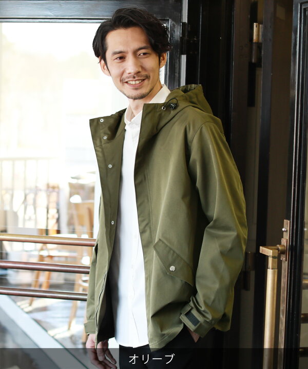 楽天市場 マウンテンジャケット メンズ メンズファッション 防寒 ミリタリー ライトアウター マンパ 春 春服 秋 秋服 アウター 男性 ウインドブレーカー ブラック オリーブ ライトネイビー M L Xl Sputnicks スプートニクス