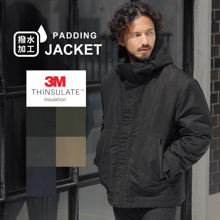 楽天市場】中綿 ジャケット メンズ アウター 冬 冬服 撥水 マウンテン  