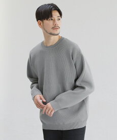 ニット メンズ メンズファッション 秋 秋服 冬 冬服 クルーネック 長袖 4WAY ストレッチ ウォッシャブル ニット 伸縮性 無地 ベージュジュ ブルー グリーン S M L XL LL