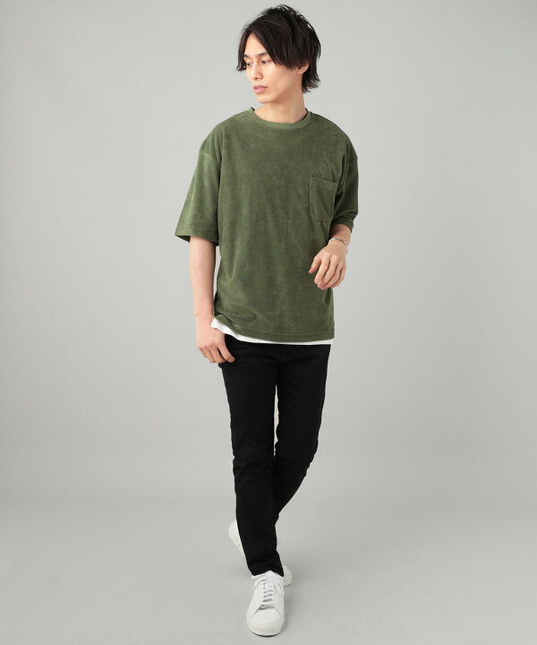 楽天市場 2枚1組 Tシャツ カットソー タンクトップ アンサンブル メンズ 春 夏 セット 綿 パイル地 ホワイト カーキ ネイビー ライトグレー マイクロパイル ビッグ 半袖 Sputnicks スプートニクス