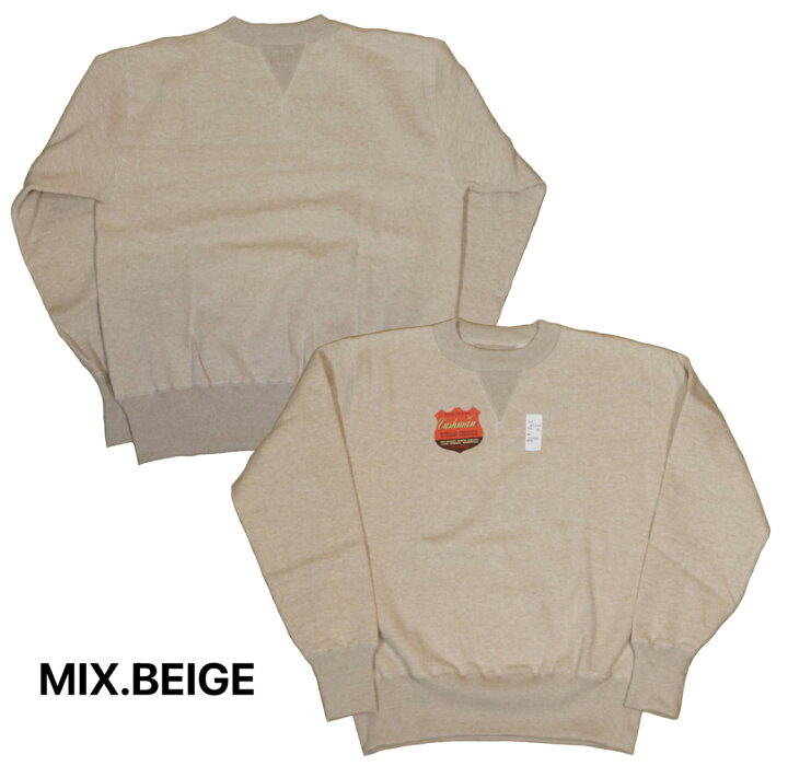 楽天市場】【売れ筋】CUSHMAN (クッシュマン) SWEAT SET IN SLEEVE 