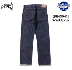 【3/9 再入荷】BUZZ RICKSON`S(バズリクソンズ) WORLD WAR II WAIST OVERALLS [BR43041] ジーンズ デニム 13.6oz 大戦モデル 物資統制 ドーナツボタン アメカジ メンズ 日本製 送料無料